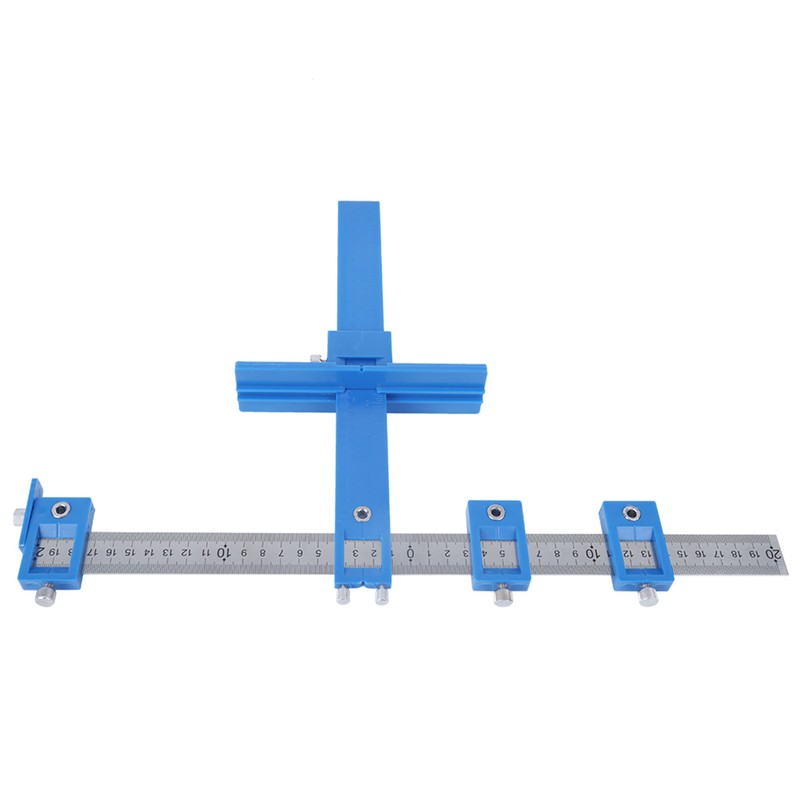 Punch Locator Drill Guide Cabinet Woodworking Fixture Pull Drawer Fixed