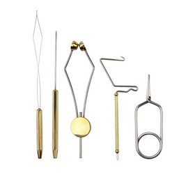 SEIWEI Fly Fishing Tying Kit with Spool Holder, Wire Threader, Knot Whip, Hoe Pliers for Tying Quick Knots, Hair and Hooks, Loop Tying for Fly Fishing