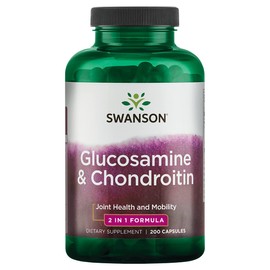 Swanson Glucosamine & Chondroitin Combo 500/250 Milligrams 200 Capsules