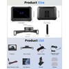 NHOPEEW 5 Zoll Kamera Monitor Kit mit 1080P Rückfahrkamera -