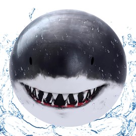 Giugio Shark Diving Ball, Ball Can Be Filled with Water or Air, 22 cm Water Ball Inflatable for Children and Adults, Summer Outdoor Activities, Water Games, Swimming Pool, Beach Party