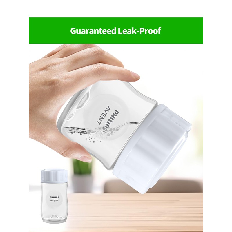 Travel and Storage Bottle Caps Compatible with Avent Baby Bottles,