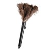 Retractable Feather Duster-Genuine Ostrich Feathers,Anti-Static,Reusable Eco-Friendly Handheld Cleaning for Keyboard,Home,Car,Office(10