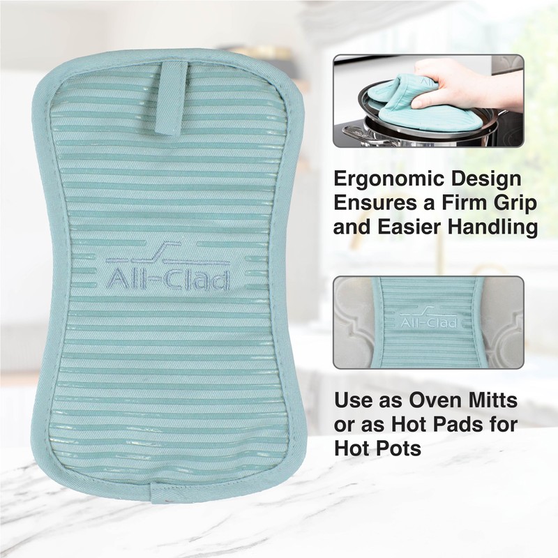 All-Clad Premium Pot Holder & Heating Pad, (2-Pack) Heat Resistant