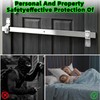 38" Stainless Steel Door Security Bar, Fits Doors 33"-36" Wide
