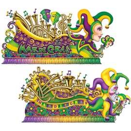 Mardi Gras Float Props Party Accessory (1 count) (2/Pkg)