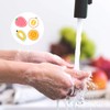 LIFKOME 3sets Fruit Shape Dish Sponge Kitchen Cleaning Sponges Scrub