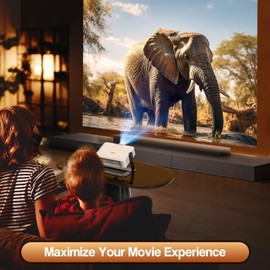 DAWASAPAT Desktop Projector Mount - Projector Ceiling Mount with 360°Adjustable - Universal Stand 1/4 Screw for LED LCD Video Projectors Camera with Cable Ties