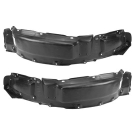 TRQ TRQ Front Inner Fender Liner Set Compatible with 1998-2007 Toyota Land Cruiser TO1248114 TO1249114