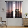 HDESDIS Green Tractor Farm Blackout Curtains for Bedroom, Modern Rustic