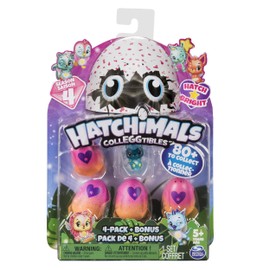 Hatchimals CollEGGtibles 4-Pack + Bonus Season 4 Hatchimals CollEGGtible, Ages 5 & Up (Styles and Colors May Vary)