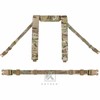 Krydex Tactical Chest Rig Padded Shoulder Strap Laser Cut H-Harness