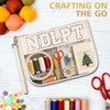 Needlepoint Project Bag Sewing Gifts Embroidery Sewing Bag Craft Storage