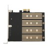 SATA NGFF to PCIe Adapter 4 Disk Position 10Gbps AHCI