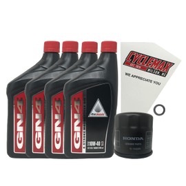 Cyclemax Oil Change Kit compatible with 2004-2018 Honda ST1300