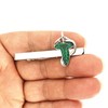 Classic Men Elven Leaf Tie Clip Metal Suit Accessory