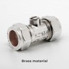 15mm Isolation Valves - Vancoco 10pcs Isolation Valves Compression Ends
