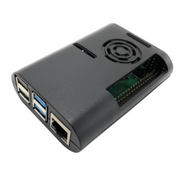 330OHMS Carcasa Case Raspberry Pi 4 Ventilador disipadores Calor Kit