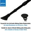 gipfelsport Nordic Walking Rubber Buffer Pads for Nordic Walking Poles