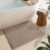 LUMI Chenille Bath Mat 40 x 60 cm, Non-Slip Absorbent