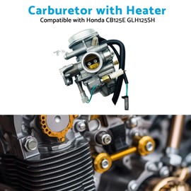 MAX COOL Motorcycle Carburetor with Heater Suitable for Honda CB125E CB125 E GLH125SH AU