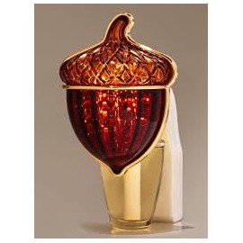White Barn FIBER OPTIC ACORN NIGHTLIGHT Wallflowers Fragrance Plug