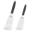 Beijiyi Stainless Steel Fish Spatula Set of 2, 13.5" &