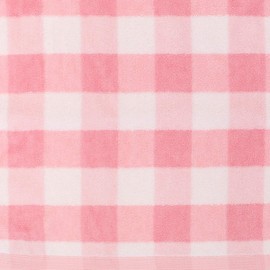Hayashi WI7003-5P02 Hand Towels, Approx. 13.4 x 13.8 inches (34 x 35 cm), Aegean Cotton Bay Checker, Pink, Pack of 5
