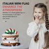 200 Italian Toothpick Flags, Cupcake Toothpick Flags, Flag Fruit Pick