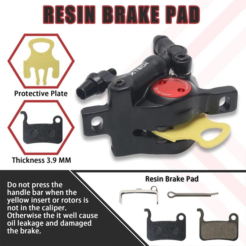 Zoom HB100 Hydraulic Disc Brake Calipers Set - Line Pull