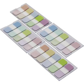Tabs Flags Assorted Colors, 0.625 x 1.71 Inch Sticky Tabs, Easy to Post, 4 On-The-Go Dispensers/Pack, 400 Pages Total