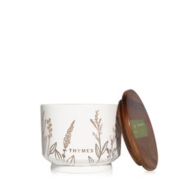 Thymes Citronella Grove Medium Outdoor Candle - Outdoor Citronella Candles for Patio - Summer Candles - Decorative Citronella Candles Outdoor - Backyard Essentials - Outdoor Decor (10 oz)