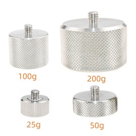 Ronyme Gimbal Stabilizers Balance Counterweights Sturdy Filmmaking Removable 1/4-20 Nonslip 25G Portable Easy Stacking Gimbal Counterweight