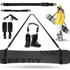 Pack of 2, Ski Carry Strap and Poles, Carry Strap, Ski Straps for Carry, Skiing, Skateboard, Adjustable Shoulder Strap, Protects Against Scratches, Easy Transport, Designed for Children and Adults