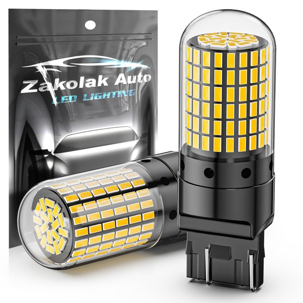 Zakolak 7443 LED Bulb White, Super Bright Reverse Brake Turn