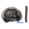 LA MIERE 100 Black Disposable Non-Woven Hairnets, Bouffant Caps, Protective