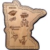 Minnesota, Vikings, Twins, Wild Minnesota Sports Teams (Vikings, Twins, Wild) Cribbage Board