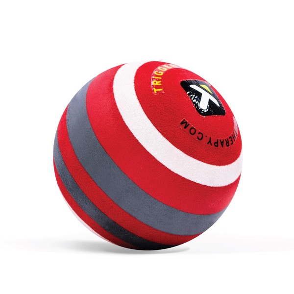 TriggerPoint 04421 MB-X Massage Ball, Hard Model, Myofascial Release, Stretch Ball, Diameter 2.6 inches (6.5 cm), Red