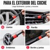 10 Brochas para Detallado Automotriz, Cepillos Suaves Microfibra