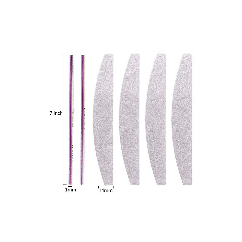 GeekerChip Professional Nail Files (15 Pcs), Professional Nail Files 100/180
