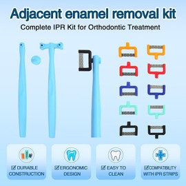 Kit de reducción de esmalte interproximal dental, juego de tiras de arena
