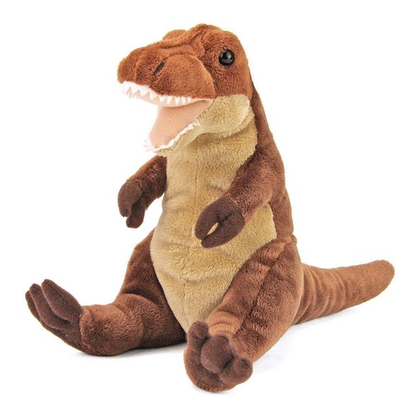 Carolata Tyrannosaurus Plush Toy (Sitting Series, Inspected 2 Degrees, Length 10.8 x Width 5.9 x Height 7.5 inches (27.5 x 15 x 19 cm), Dinosaur Toy, Gift, For Girls and Boys