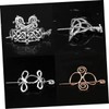 LALAFINA Small Hair Pin Viking Hair Clip Spring Barrettes Ponytail