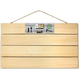 Bottle Cap Pallet, 10-Inch by 18-Inch, Natural