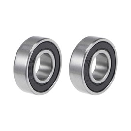 sourcing map 699-2RS Deep Groove Ball Bearings 9mm x 20mm x 6mm Double Sealed Chrome Steel P6(ABEC3) 2pcs