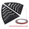 Rear Side Window Louvers for 2010-2015 Chevy Camaro LS LT