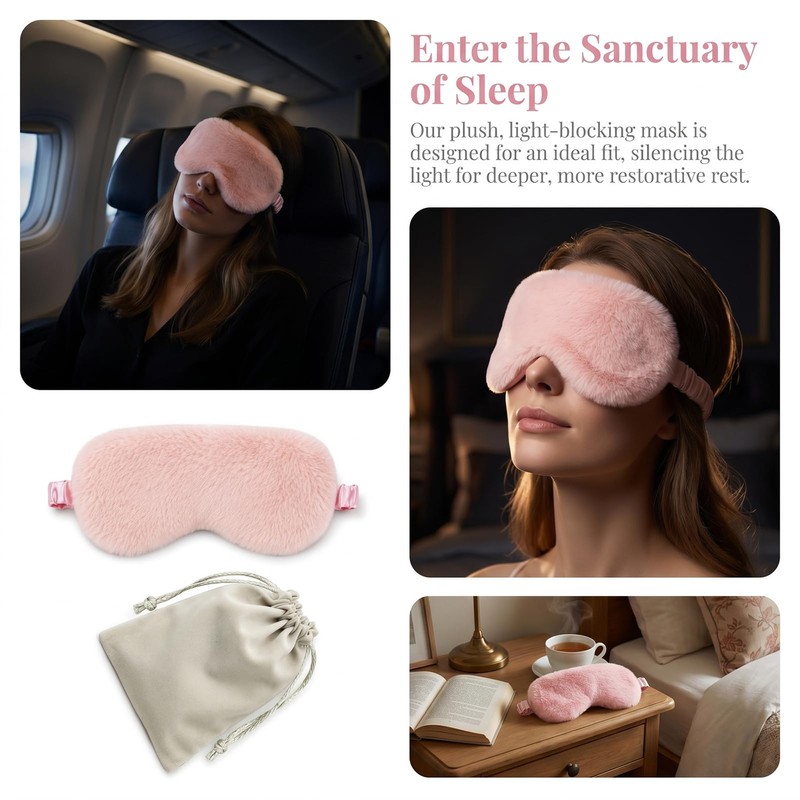 3 Pack Silk Sleeping Masks for Women, Blackout Sleep Eye