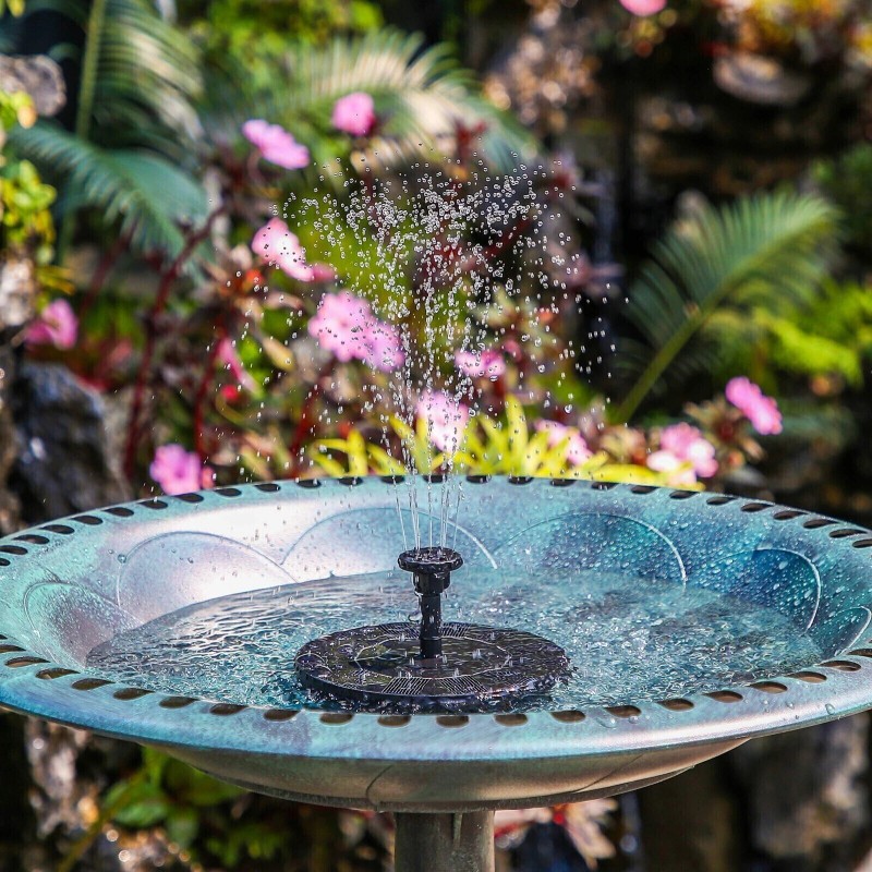 AISITIN Solar Power Bird Bath Fountain Pump Upgrade 1.5W Solar
