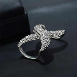 2PCS Alloy Scarf Slide Waist Buckle Fashion Rhinestone Smooth Scarves Clips Silk Clasp Clothing Wrap Fasten (Gold+Silvery)