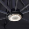 PURPLE LEAF Patio Umbrella Light with Remote Control Rechargeable with